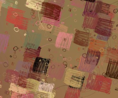 Soyut arka plan sanatı. 2D çizim. Etkileyici yağlı boya resim. Tuvalde fırça darbeleri. Modern sanat. Çok renkli arkaplan. Çağdaş sanat. İfade. Sanatsal dijital palet.