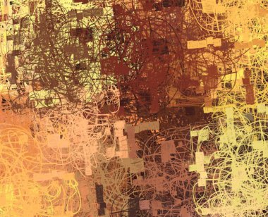 Soyut arka plan sanatı. 2D çizim. Etkileyici yağlı boya resim. Tuvalde fırça darbeleri. Modern sanat. Çok renkli arkaplan. Çağdaş sanat. İfade. Sanatsal dijital palet.