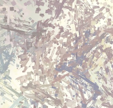 Soyut arka plan sanatı. 2D çizim. Etkileyici yağlı boya resim. Tuvalde fırça darbeleri. Modern sanat. Çok renkli arkaplan. Çağdaş sanat. İfade. Sanatsal dijital palet.