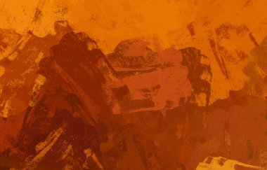 Soyut arka plan sanatı. 2D çizim. Etkileyici yağlı boya resim. Tuvalde fırça darbeleri. Modern sanat. Çok renkli arkaplan. Çağdaş sanat. İfade. Sanatsal dijital palet.