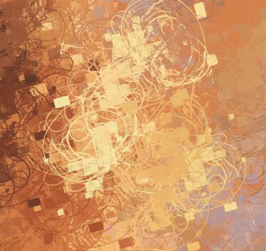 Soyut arka plan sanatı. 2D çizim. Etkileyici yağlı boya resim. Tuvalde fırça darbeleri. Modern sanat. Çok renkli arkaplan. Çağdaş sanat. İfade. Sanatsal dijital palet.