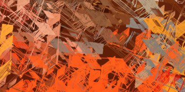 Soyut arka plan sanatı. 2D çizim. Etkileyici yağlı boya resim. Tuvalde fırça darbeleri. Modern sanat. Çok renkli arkaplan. Çağdaş sanat. İfade. Sanatsal dijital palet.