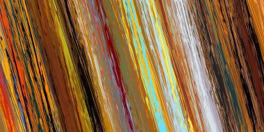 Soyut arka plan sanatı. 2D çizim. Etkileyici yağlı boya resim. Tuvalde fırça darbeleri. Modern sanat. Çok renkli arkaplan. Çağdaş sanat. İfade. Sanatsal dijital palet.