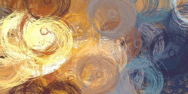 Soyut arka plan sanatı. 2D çizim. Etkileyici yağlı boya resim. Tuvalde fırça darbeleri. Modern sanat. Çok renkli arkaplan. Çağdaş sanat. İfade. Sanatsal dijital palet.