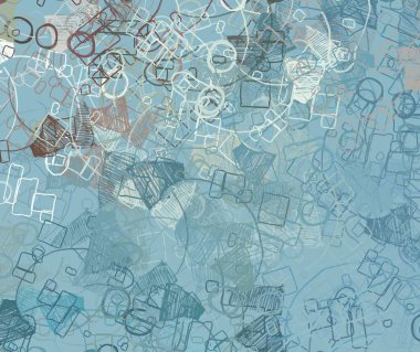 Soyut arka plan sanatı. 2D çizim. Etkileyici yağlı boya resim. Tuvalde fırça darbeleri. Modern sanat. Çok renkli arkaplan. Çağdaş sanat. İfade. Sanatsal dijital palet.