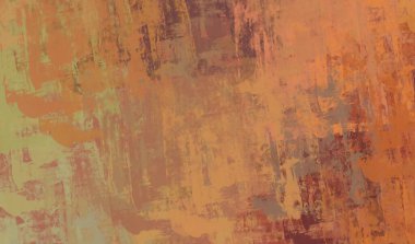 Soyut arka plan sanatı. 2D çizim. Etkileyici yağlı boya resim. Tuvalde fırça darbeleri. Modern sanat. Çok renkli arkaplan. Çağdaş sanat. İfade. Sanatsal dijital palet.