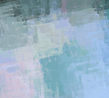 Soyut arka plan sanatı. 2D çizim. Etkileyici yağlı boya resim. Tuvalde fırça darbeleri. Modern sanat. Çok renkli arkaplan. Çağdaş sanat. İfade. Sanatsal dijital palet.