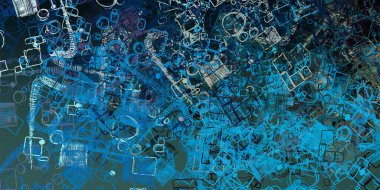 Soyut arka plan sanatı. 2D çizim. Etkileyici yağlı boya resim. Tuvalde fırça darbeleri. Modern sanat. Çok renkli arkaplan. Çağdaş sanat. İfade. Sanatsal dijital palet.