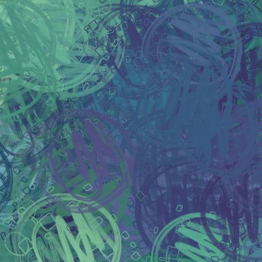 Soyut arka plan sanatı. 2D çizim. Etkileyici yağlı boya resim. Tuvalde fırça darbeleri. Modern sanat. Çok renkli arkaplan. Çağdaş sanat. İfade. Sanatsal dijital palet.