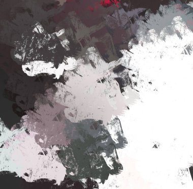 Soyut arka plan sanatı. 2D çizim. Etkileyici yağlı boya resim. Tuvalde fırça darbeleri. Modern sanat. Çok renkli arkaplan. Çağdaş sanat. İfade. Sanatsal dijital palet.