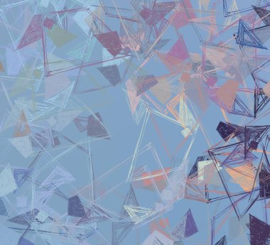 Soyut arka plan sanatı. 2D çizim. Etkileyici yağlı boya resim. Tuvalde fırça darbeleri. Modern sanat. Çok renkli arkaplan. Çağdaş sanat. İfade. Sanatsal dijital palet.