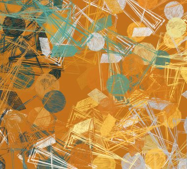 Soyut arka plan sanatı. 2D çizim. Etkileyici yağlı boya resim. Tuvalde fırça darbeleri. Modern sanat. Çok renkli arkaplan. Çağdaş sanat. İfade. Sanatsal dijital palet.