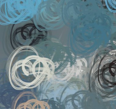 Soyut arka plan sanatı. 2D çizim. Etkileyici yağlı boya resim. Tuvalde fırça darbeleri. Modern sanat. Çok renkli arkaplan. Çağdaş sanat. İfade. Sanatsal dijital palet.