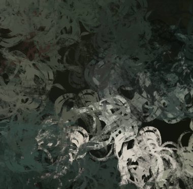 Soyut arka plan sanatı. 2D çizim. Etkileyici yağlı boya resim. Tuvalde fırça darbeleri. Modern sanat. Çok renkli arkaplan. Çağdaş sanat. İfade. Sanatsal dijital palet.