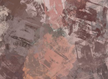 Soyut arka plan sanatı. 2D çizim. Etkileyici yağlı boya resim. Tuvalde fırça darbeleri. Modern sanat. Çok renkli arkaplan. Çağdaş sanat. İfade. Sanatsal dijital palet.