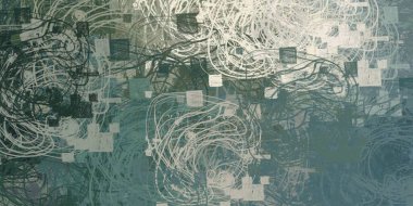 Soyut arka plan sanatı. 2D çizim. Etkileyici yağlı boya resim. Tuvalde fırça darbeleri. Modern sanat. Çok renkli arkaplan. Çağdaş sanat. İfade. Sanatsal dijital palet.