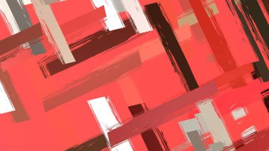 Soyut arka plan sanatı. 2D çizim. Etkileyici yağlı boya resim. Tuvalde fırça darbeleri. Modern sanat. Çok renkli arkaplan. Çağdaş sanat. İfade. Sanatsal dijital palet.