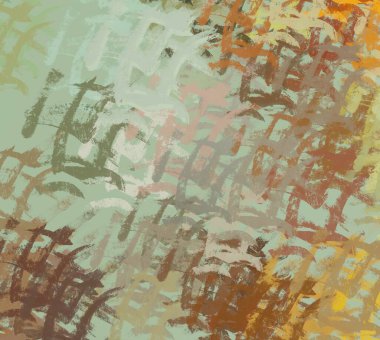 Soyut arka plan sanatı. 2D çizim. Etkileyici yağlı boya resim. Tuvalde fırça darbeleri. Modern sanat. Çok renkli arkaplan. Çağdaş sanat. İfade. Sanatsal dijital palet.