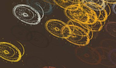 Soyut arka plan sanatı. 2D çizim. Etkileyici yağlı boya resim. Tuvalde fırça darbeleri. Modern sanat. Çok renkli arkaplan. Çağdaş sanat. İfade. Sanatsal dijital palet.