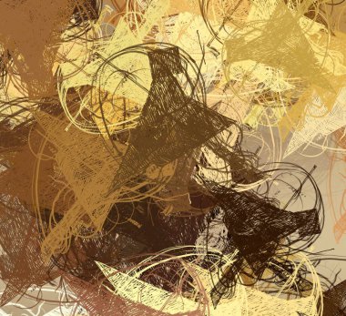 Soyut arka plan sanatı. 2D çizim. Etkileyici yağlı boya resim. Tuvalde fırça darbeleri. Modern sanat. Çok renkli arkaplan. Çağdaş sanat. İfade. Sanatsal dijital palet.