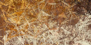 Soyut arka plan sanatı. 2D çizim. Etkileyici yağlı boya resim. Tuvalde fırça darbeleri. Modern sanat. Çok renkli arkaplan. Çağdaş sanat. İfade. Sanatsal dijital palet.