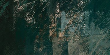 Soyut arka plan sanatı. 2D çizim. Etkileyici yağlı boya resim. Tuvalde fırça darbeleri. Modern sanat. Çok renkli arkaplan. Çağdaş sanat. İfade. Sanatsal dijital palet.