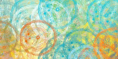 Soyut arka plan sanatı. 2D çizim. Etkileyici yağlı boya resim. Tuvalde fırça darbeleri. Modern sanat. Çok renkli arkaplan. Çağdaş sanat. İfade. Sanatsal dijital palet.