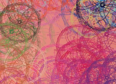 Soyut arka plan sanatı. 2D çizim. Etkileyici yağlı boya resim. Tuvalde fırça darbeleri. Modern sanat. Çok renkli arkaplan. Çağdaş sanat. İfade. Sanatsal dijital palet.