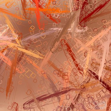 Soyut arka plan sanatı. 2D çizim. Etkileyici yağlı boya resim. Tuvalde fırça darbeleri. Modern sanat. Çok renkli arkaplan. Çağdaş sanat. İfade. Sanatsal dijital palet.