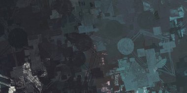 Soyut arka plan sanatı. 2D çizim. Etkileyici yağlı boya resim. Tuvalde fırça darbeleri. Modern sanat. Çok renkli arkaplan. Çağdaş sanat. İfade. Sanatsal dijital palet.