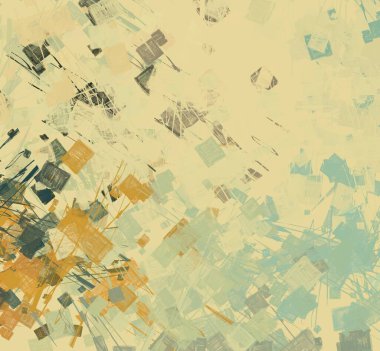 Soyut arka plan sanatı. 2D çizim. Etkileyici yağlı boya resim. Tuvalde fırça darbeleri. Modern sanat. Çok renkli arkaplan. Çağdaş sanat. İfade. Sanatsal dijital palet.