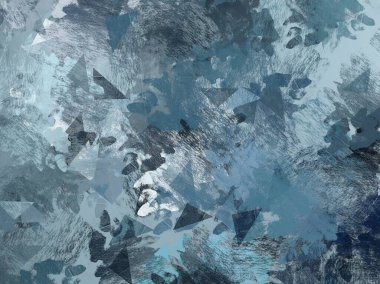 Soyut arka plan sanatı. 2D çizim. Etkileyici yağlı boya resim. Tuvalde fırça darbeleri. Modern sanat. Çok renkli arkaplan. Çağdaş sanat. İfade. Sanatsal dijital palet.