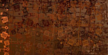 Soyut arka plan sanatı. 2D çizim. Etkileyici yağlı boya resim. Tuvalde fırça darbeleri. Modern sanat. Çok renkli arkaplan. Çağdaş sanat. İfade. Sanatsal dijital palet.