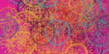 Soyut arka plan sanatı. 2D çizim. Etkileyici yağlı boya resim. Tuvalde fırça darbeleri. Modern sanat. Çok renkli arkaplan. Çağdaş sanat. İfade. Sanatsal dijital palet.