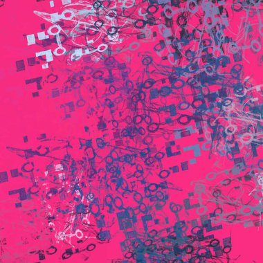 Soyut arka plan sanatı. 2D çizim. Etkileyici yağlı boya resim. Tuvalde fırça darbeleri. Modern sanat. Çok renkli arkaplan. Çağdaş sanat. İfade. Sanatsal dijital palet.