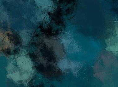 Soyut arka plan sanatı. 2D çizim. Etkileyici yağlı boya resim. Tuvalde fırça darbeleri. Modern sanat. Çok renkli arkaplan. Çağdaş sanat. İfade. Sanatsal dijital palet.