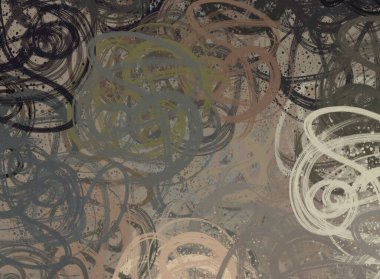 Soyut arka plan sanatı. 2D çizim. Etkileyici yağlı boya resim. Tuvalde fırça darbeleri. Modern sanat. Çok renkli arkaplan. Çağdaş sanat. İfade. Sanatsal dijital palet.