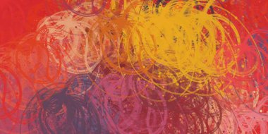 Soyut arka plan sanatı. 2D çizim. Etkileyici yağlı boya resim. Tuvalde fırça darbeleri. Modern sanat. Çok renkli arkaplan. Çağdaş sanat. İfade. Sanatsal dijital palet.