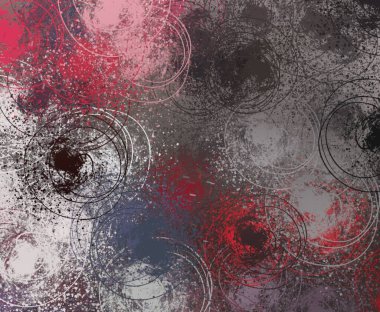 Soyut arka plan sanatı. 2D çizim. Etkileyici yağlı boya resim. Tuvalde fırça darbeleri. Modern sanat. Çok renkli arkaplan. Çağdaş sanat. İfade. Sanatsal dijital palet.