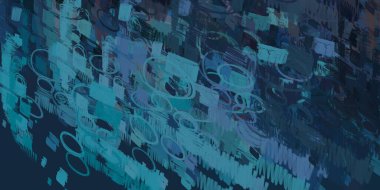 Soyut arka plan sanatı. 2D çizim. Etkileyici yağlı boya resim. Tuvalde fırça darbeleri. Modern sanat. Çok renkli arkaplan. Çağdaş sanat. İfade. Sanatsal dijital palet.