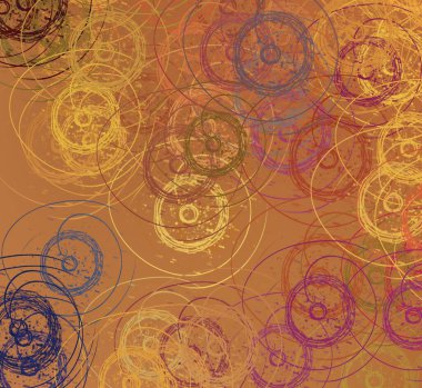 Soyut arka plan sanatı. 2D çizim. Etkileyici yağlı boya resim. Tuvalde fırça darbeleri. Modern sanat. Çok renkli arkaplan. Çağdaş sanat. İfade. Sanatsal dijital palet.