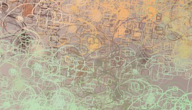 Soyut arka plan sanatı. 2D çizim. Etkileyici yağlı boya resim. Tuvalde fırça darbeleri. Modern sanat. Çok renkli arkaplan. Çağdaş sanat. İfade. Sanatsal dijital palet.