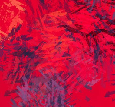 Soyut arka plan sanatı. 2D çizim. Etkileyici yağlı boya resim. Tuvalde fırça darbeleri. Modern sanat. Çok renkli arkaplan. Çağdaş sanat. İfade. Sanatsal dijital palet.