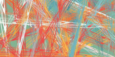 Soyut arka plan sanatı. 2D çizim. Etkileyici yağlı boya resim. Tuvalde fırça darbeleri. Modern sanat. Çok renkli arkaplan. Çağdaş sanat. İfade. Sanatsal dijital palet.