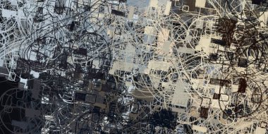 Soyut arka plan sanatı. 2D çizim. Etkileyici yağlı boya resim. Tuvalde fırça darbeleri. Modern sanat. Çok renkli arkaplan. Çağdaş sanat. İfade. Sanatsal dijital palet.