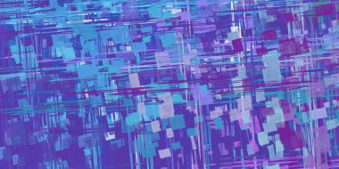 Soyut arka plan sanatı. 2D çizim. Etkileyici yağlı boya resim. Tuvalde fırça darbeleri. Modern sanat. Çok renkli arkaplan. Çağdaş sanat. İfade. Sanatsal dijital palet.