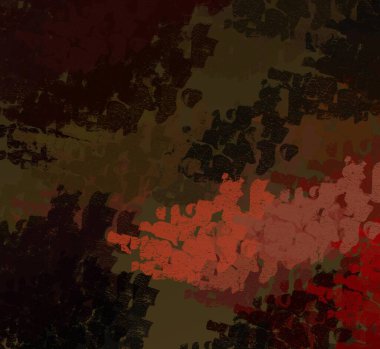 Soyut arka plan sanatı. 2D çizim. Etkileyici yağlı boya resim. Tuvalde fırça darbeleri. Modern sanat. Çok renkli arkaplan. Çağdaş sanat. İfade. Sanatsal dijital palet.