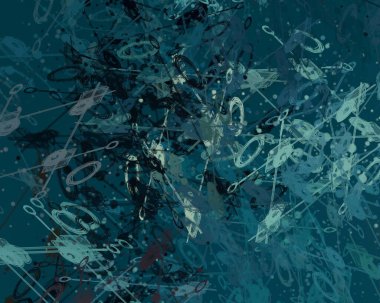 Soyut arka plan sanatı. 2D çizim. Etkileyici yağlı boya resim. Tuvalde fırça darbeleri. Modern sanat. Çok renkli arkaplan. Çağdaş sanat. İfade. Sanatsal dijital palet.