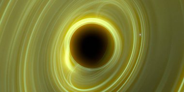 Soyut arka plan sanatı. Karanlık arka planda neon çember. Sanatsal dijital palet.