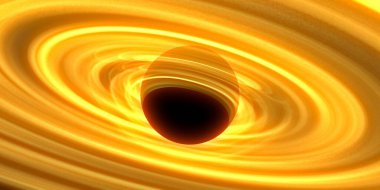 Soyut arka plan sanatı. Karanlık arka planda neon çember. Sanatsal dijital palet.